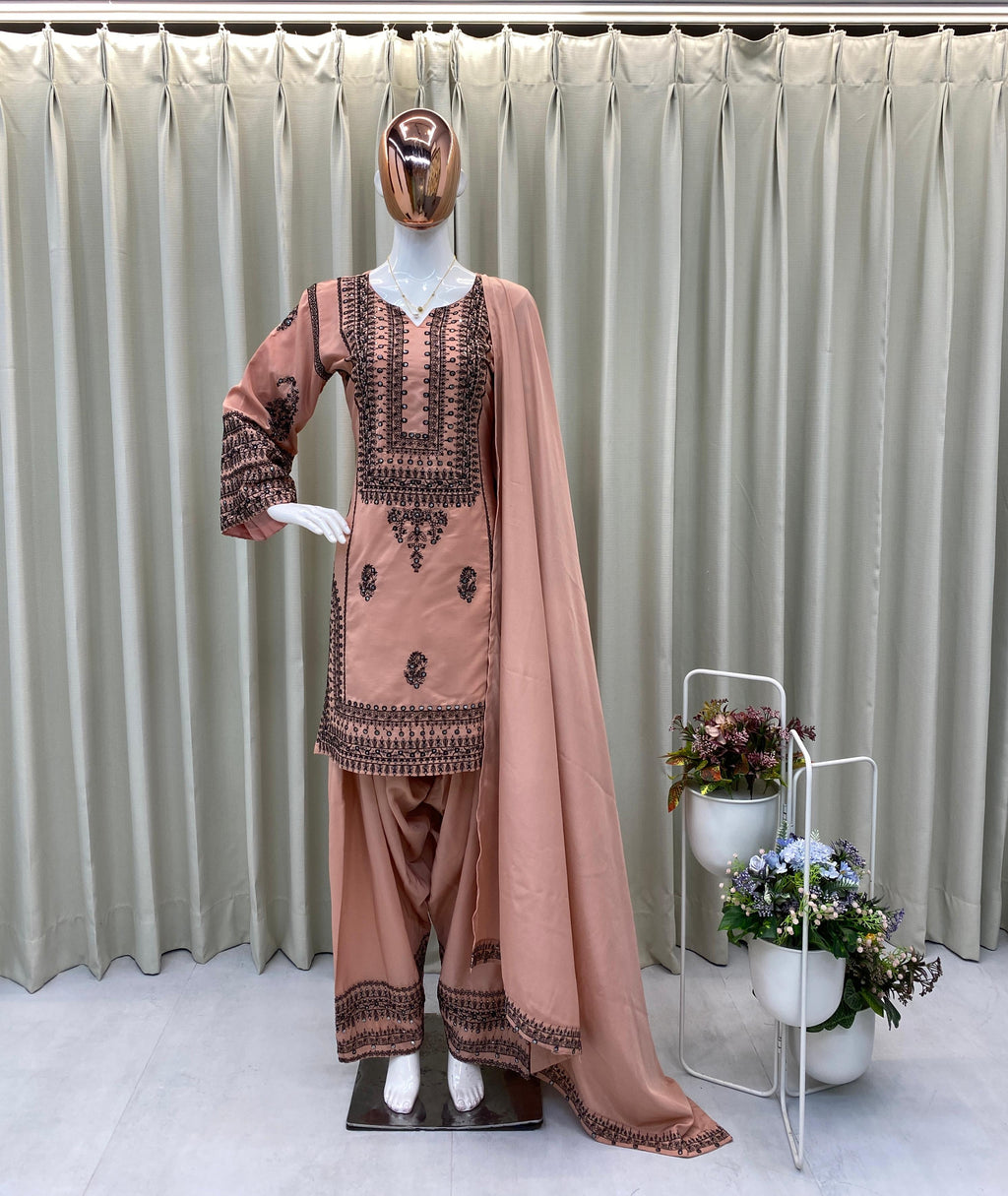 Ivory Gleam Farshi Shalwar Set