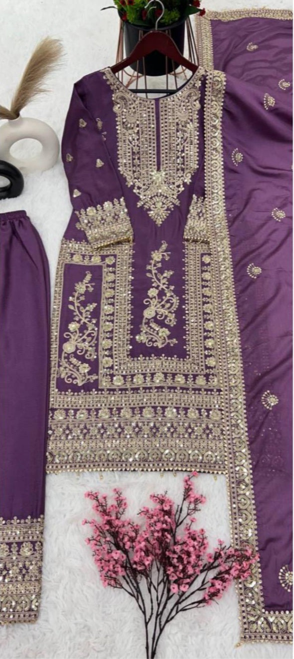 ‘Hoor’ Festive Special Sale 3 pieces Suit