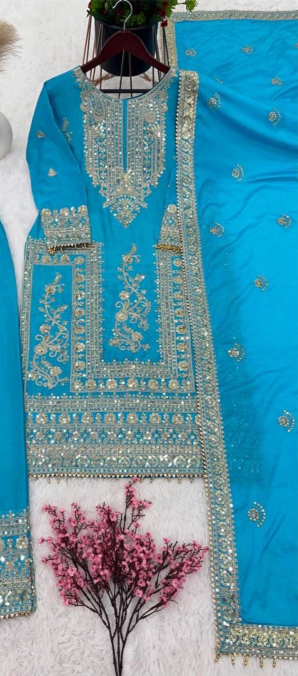 ‘Hoor’ Festive Special Sale 3 pieces Suit