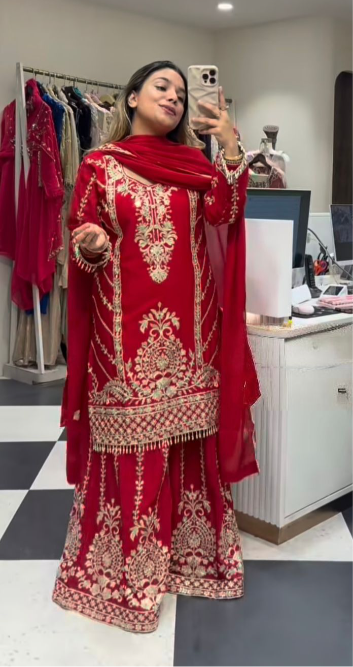 Karwa Chauth Special Red Dress
