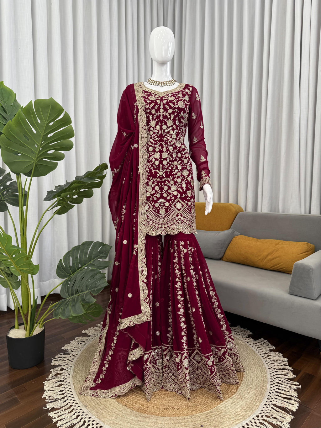 Wedding And Party Wear Gharara Set