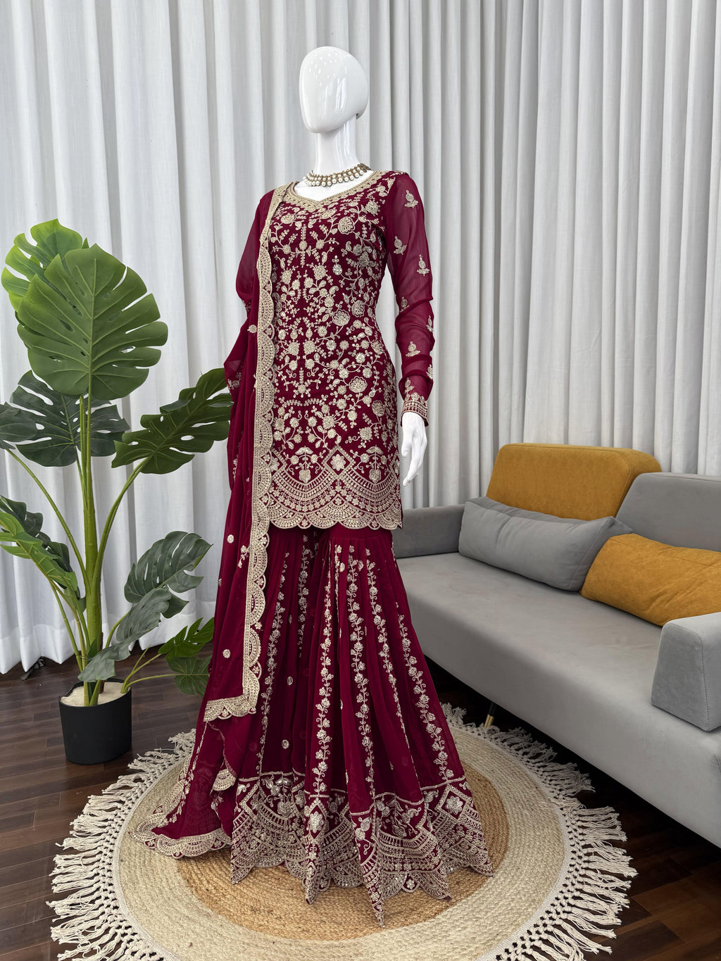 Wedding And Party Wear Gharara Set