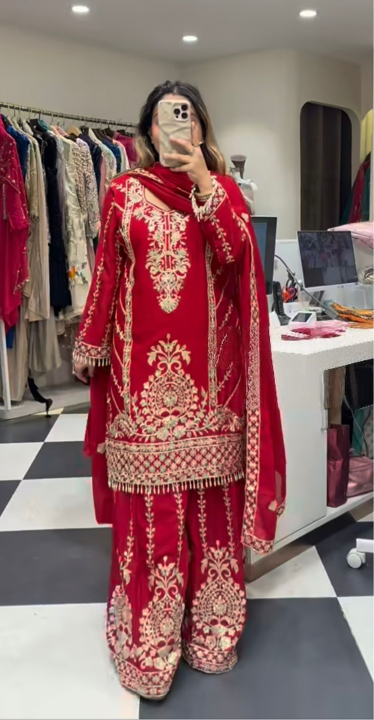 Karwa Chauth Special Red Dress