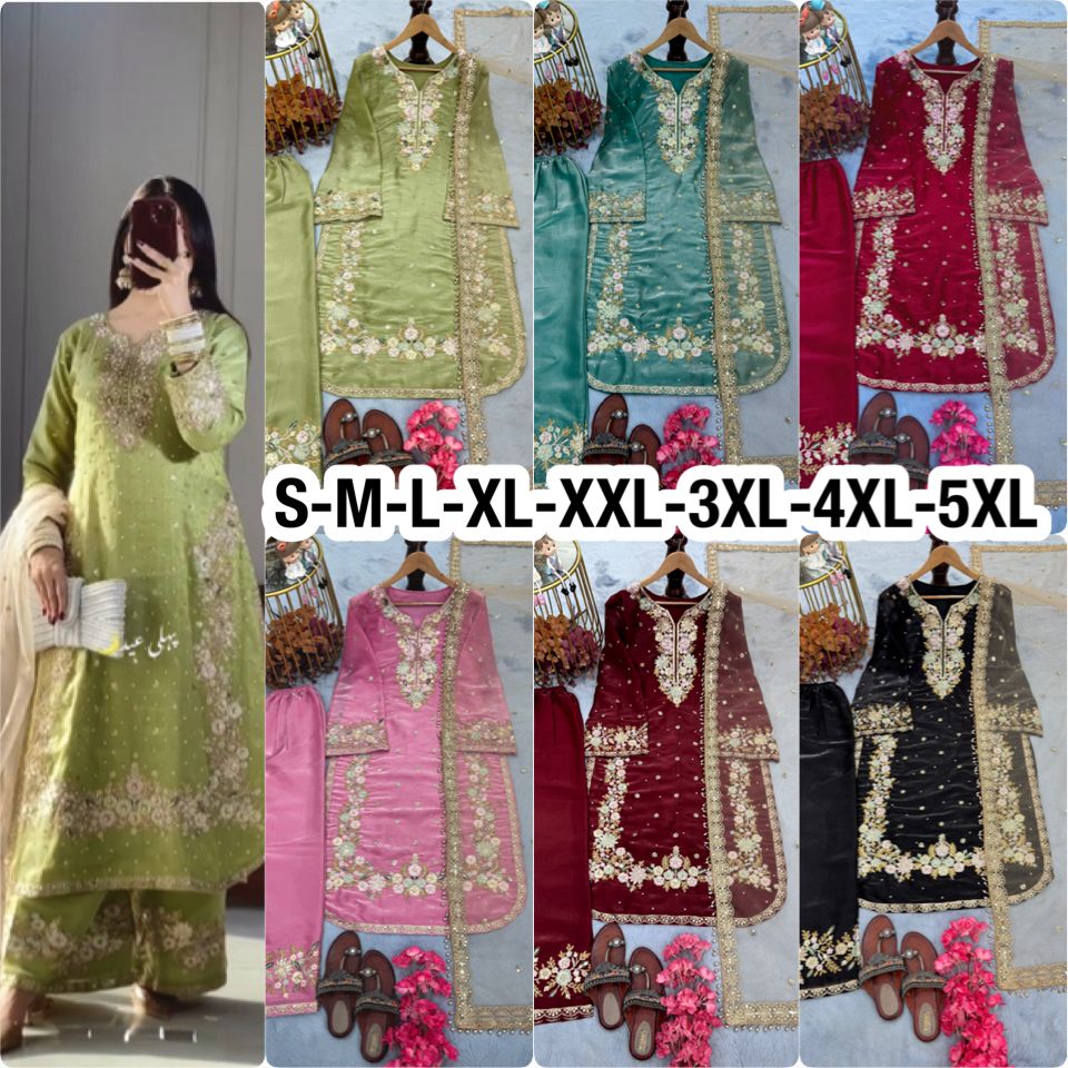 Jimmy Choo Set with Diamond & Moti Handwork