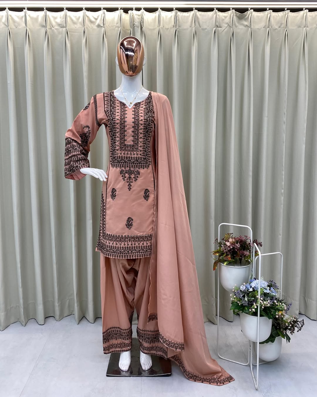 Ivory Gleam Farshi Shalwar Set