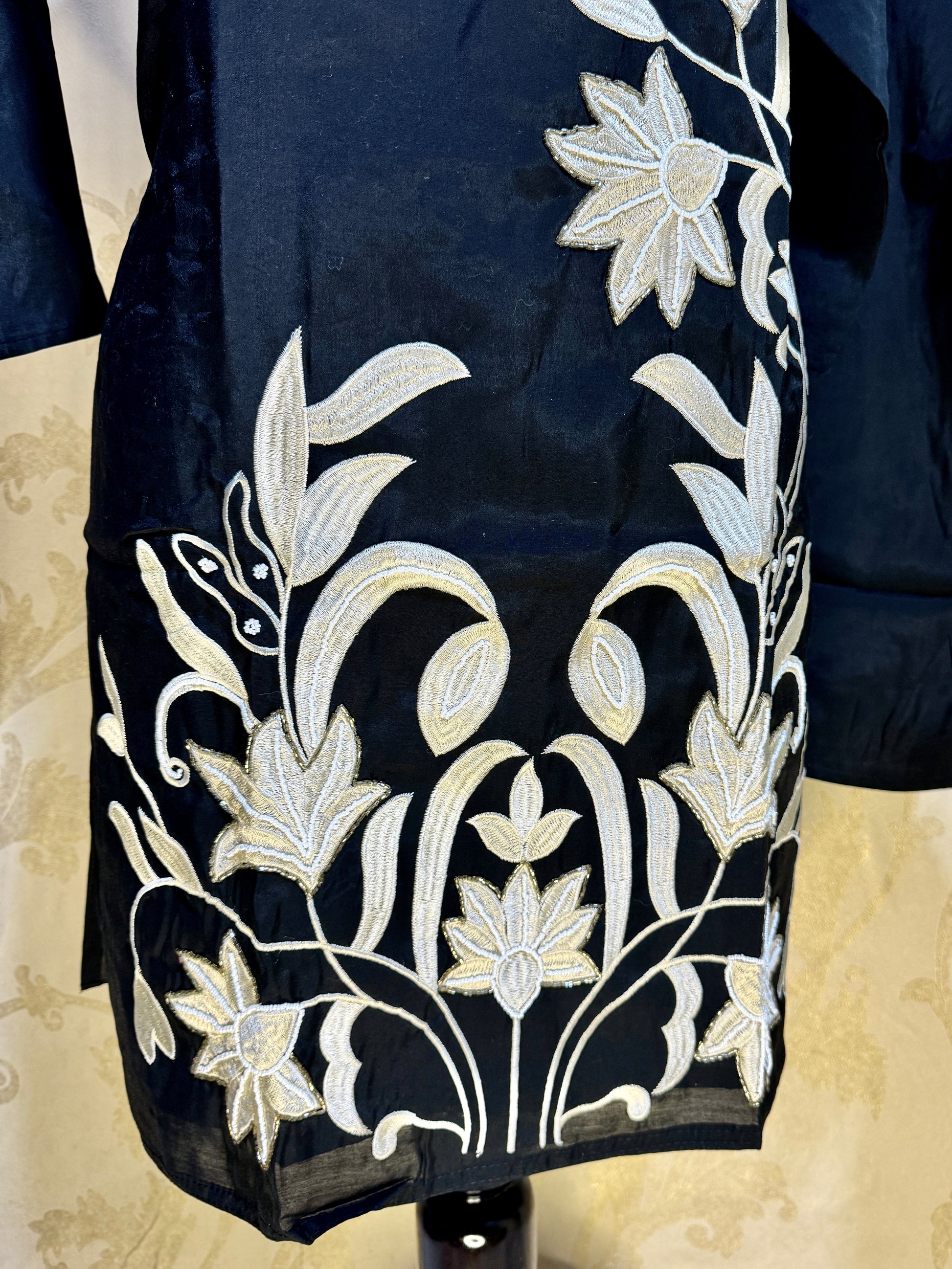 Ink Bloom Embroidered Co-Ord Set