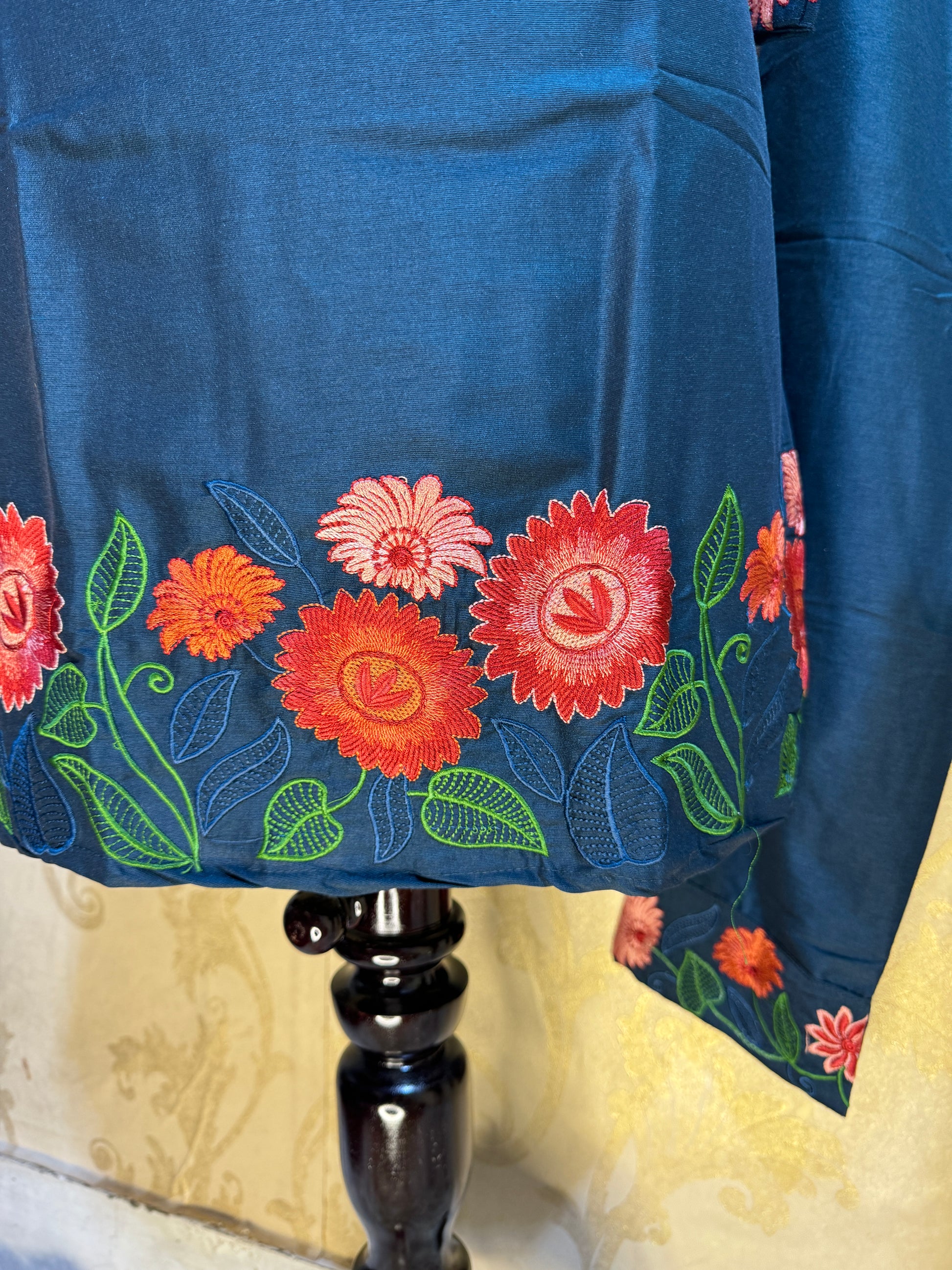 Nocturne Bloom Embroidered Co-Ord Set