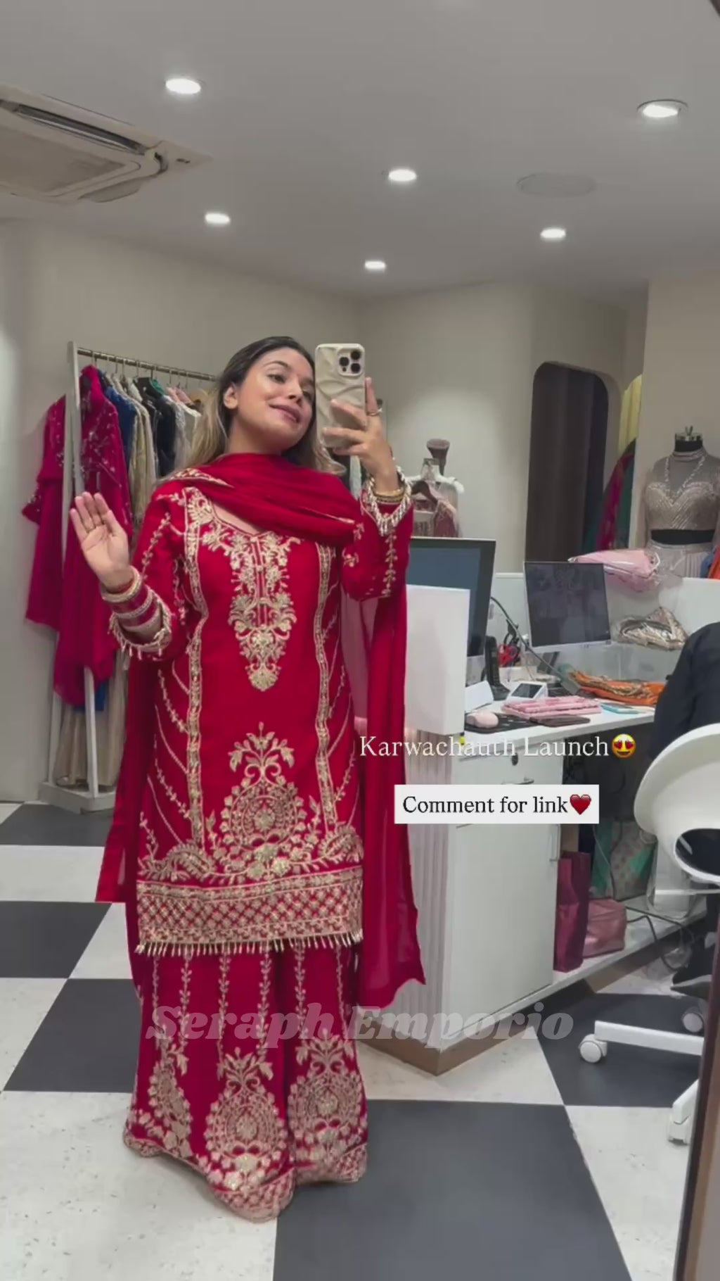 Karwa Chauth Special Red Dress